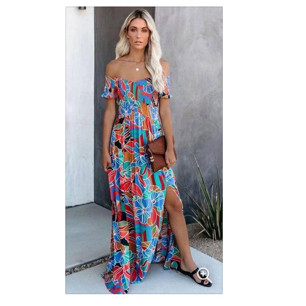 Vici off the shoulders dress.